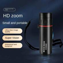 Teleskop Monokuler HD 2000x24 Mini Portabel untuk Ponsel dengan Dudukan, Cocok untuk Aktivitas Luar Ruangan, Berkemah, Berburu, dan Mengamati Burung - Hitam - View 5