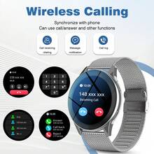1.28-Inch Screen Smartwatch, Supports Call Notifications, Message Control, Multiple Sports Modes And Music/Camera Control, Suitable As Valentine's Day, Christmas, New Year Or Birthday Gift, Compatible With Android And IOS - 彩色 - 查看 11