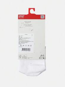 Puma Women's Mid-Calf Socks - White - Sports Socks 95203501 - White Pink - View 2