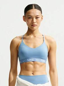 Nike 女款 AS W NK DF INDY LGT SPT 運動內衣 BRA-LFD1063-486 - 藍色 - 查看 1