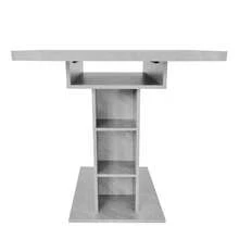 Extendable Dining Table / Modern, Minimalist Style Dining Table / With Storage Space / Dining Table/Café And Side Table / Multifunctional / Large Storage Space / Suitable For Dining Room And Living Room - 灰色 - 查看 10