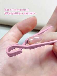 Pinces d'extension d'ongles en gel polymère Quick Build, Pinces d'extension d'ongles en gel polymère, Pinces d'extension d'ongles UV LED, Outils de nail art, Fournitures de nail art, 3/5/10/20 pièces Transparent, Rose, Violet Pinces d'extension d'ongles - Multicolore - Voir 10