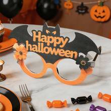 Halloween Party Costume Glasses, Pumpkin Spider Witch Bat Cute Funny Photo Props For Holiday Celebration - Multicolor - View 15