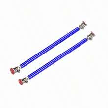 Barra de soporte ajustable de aleación de aluminio universal para labio parachoques y alerón, kit de soporte ajustable delantero y trasero, accesorio decorativo para el estilo de la carrocería del automóvil, longitud ajustable - Multicolor - Ver 21