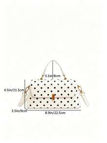 Vintage Premium Handheld Small Square Bag For Women, New Niche Design, Versatile Commuter Shoulder Crossbody Bag - Beige - View 7