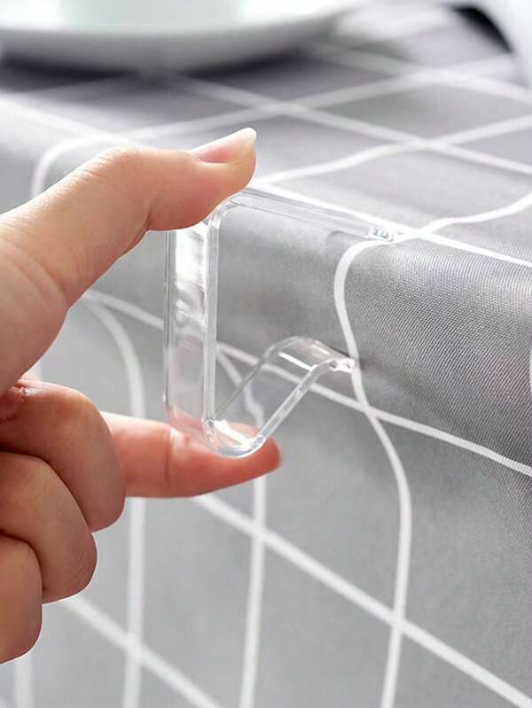 10/20-1 Paquete de Clips Transparentes Antideslizantes para Mantel, Clips para Mantel de Cocina, Fijadores Antideslizantes para Mantel del Hogar, Clips Transparentes de Plástico para Mantel, Adecuados para Fijadores de Mantel de Boda, Fiesta y Cena Familiar, Herramientas Pequeñas Esenciales para Cocina y Restaurante Hotel