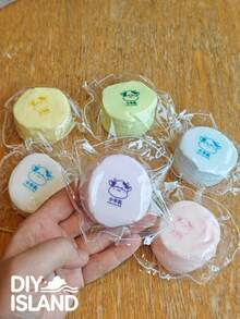 [Squishy]小牛牛奶紋理快回彈捏捏樂 手作矽膠壓力舒壓玩具，適合女孩與青少年，復活節生日聖誕節節日禮物 - 彩色 - 查看 2