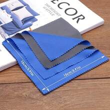 6/12 Peças Panos de Limpeza de Microfibra Ultra-Fina, Adequados para Óculos, Lentes de Câmera, Telefones, CDs, DVDs, Computadores, Tablets, Laptops, Telescópios, Telas LCD e Outras Superfícies Delicadas - Pano de limpeza - Visão 7