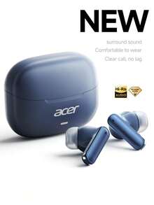 Acer OHR804 無線耳機 藍牙 6.0 入耳式 雙麥克風 清晰通話 降噪 250mAh 充電盒 長電池續航力 相容 Android/iOS 手機 適合運動、跑步與健身 - 查看 1
