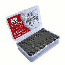 1000pcs MROOFUL Mechanical Pencil Lead Refills Compatible For HB Lead Core - Large Pack With 0.5/0.7/0.9/1.3/2.0mm Line Widths, Resin Replacement Pencil Tips (Students, Office) - Affordable Gift Box.Back To School. - Lead - View 8