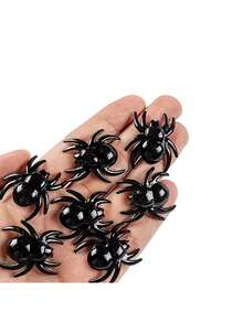 25-Piece Mini Acrylic Spider Halloween Tabletop Scattered Vase Filling Decorations Halloween Harvest Thanksgiving Fall Party Decorations Spider Figurines - Multicolor - View 2