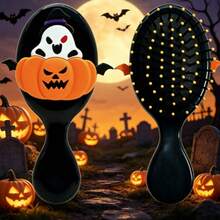 Halloween Massage Comb, Pumpkin Cushion Scalp Massage Comb, Cross-Border Hair Comb For Head - Multicolor - View 3