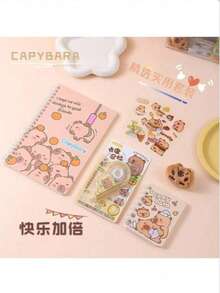 1 Set Koala Theme Stationery Gift Box, Includes Notebook, Pen, Paper Clips And Various Accessories - Cute Learning Essential Set , First Day Of School - Multicolor - View 6