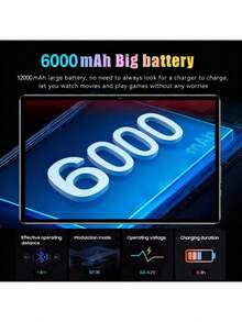 Qetupa Z17 Android 15 Tablet, 10.1 Inch 4GB RAM + 64GB/128GB ROM, Powered By MTK 8788 Octa-Core Processor CPU, 5MP + 13MP Dual Camera, 1280x800 HD IPS Touchscreen, GPS, 6000mAh Battery, Multi-Window Display, Lightweight And Durable - Blue - View 6