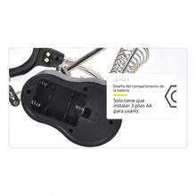 Kit De Soldadura Para Reparaciones Con Lámpara Led Y Lupa - negro - Ver 8