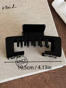 3件/1件 女款 4.13英吋/10.5cm 大號玳瑁色純色豹紋棒球帽髮夾，卡車司機帽髮夾，適合粗髮帽式髮型，禮品髮飾，可調節髮夾，防滑強力抓髮卡車司機帽髮夾，適用於運動、棒球、粗/細髮，禮品髮飾，日常、休閒、派對、海灘、度假、髮型設計、洗臉/洗髮、化妝、服飾配件 - 彩色 - 查看 4