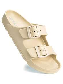 GETAC Women Flat Sandals - Beige - View 3