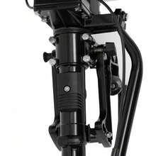 Four-Stroke 4-Horsepower Air-Cooled Gasoline Outboard Engine With Short Shaft - Black - View 7