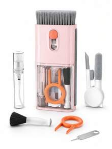 Kit Pembersih 10-in-1, Kit Pembersih untuk AirPods, Termasuk Semprotan Pembersih Layar, Kain Pembersih Lembut, Sikat Tersembunyi, Alat Pelepas Tombol, Memory Stick yang Dapat Dilepas, Kepala Pembersih, Dudukan Ponsel, Sikat Kepadatan, Kit Pembersih Keyboard Laptop, Alat Pembersih Layar Produk Elektronik 10-in-1, Sikat Pembersih Multifungsi Lensa Kamera/Ponsel - Gaya A - View 12