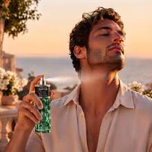 Perfume Hombre SAPHIR Ironie Eau de Parfum 200 ml,Formato individual o pack de 5. Colonia amaderada de Larga Duración con Vaporizador, Aroma Masculino Premium, Notas de bergamota, rosa, geranio, almizcle, Ideal para Uso Diario, Eventos y Regalo para Hombre - Ironía - Ver 2