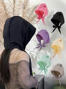 1件夏季快乾防曬冰絲女款遮陽帽，中性透氣輕量UV防護帽，適合戶外活動、騎單車、開車、釣魚，開學季禮物帽 - A - 查看 2