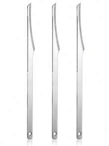 3pcs Stainless Steel Foot File Tools, Professional Foot Callus And Dead Skin Remover, Unisex Foot Care Tools (With Protective Cover) - F - View 6