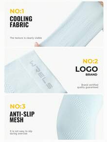 1 Pair Of WRELS Knitted Elbow Pads, High Elasticity For Snug Fit, Fitness Accessory, Elbow Pads For Women, Elbow Support, Sports Elbow Pads, Roller Skating - Multicolor - View 3