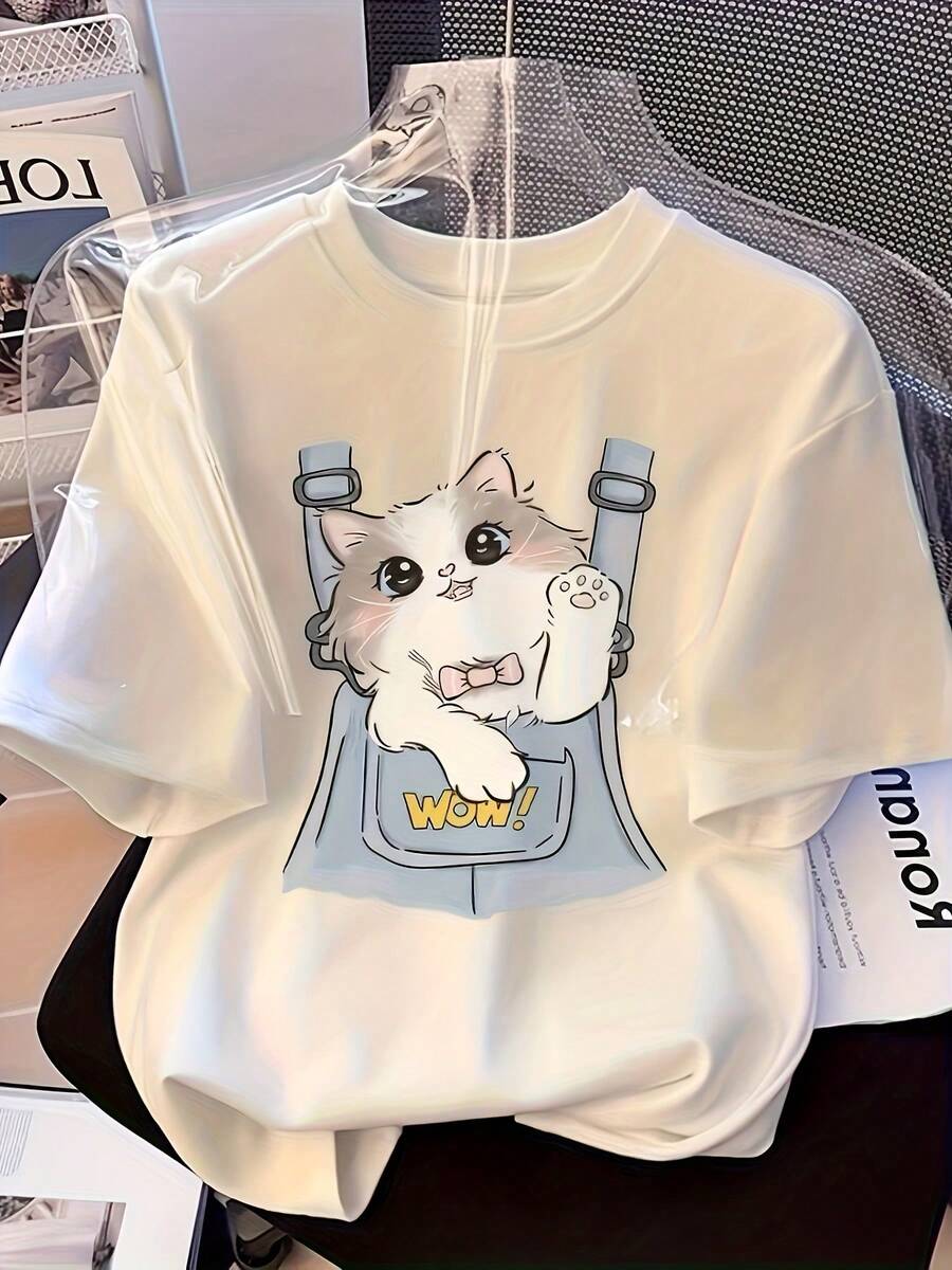 Plus Size T-Shirts - White - View 1