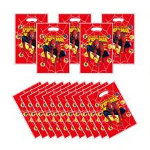 30pcs Spider Birthday Party Gift Bags, Spider Birthday Party Supplies Decorations, Spider Theme Birthday Party Decorations - Cartoon - View 1