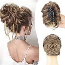 Women's Daily Synthetic Hair Bun Hair Piece, Clip-In Curly Messy Bun Hair Extension, Multi-Color - Multicolor - View 12