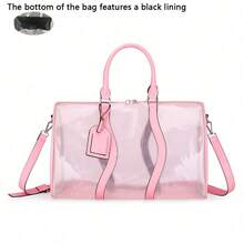 PVC Transparent Large Capacity Handbag - Multicolor - View 10