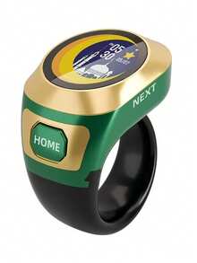 Ramadan Smart Counting Ring, Ramadan Prayer Counter, Multi-Function Electronic Tasbih, Accurate Counting For Daily Prayer, Portable Use, Religious Gift - Multicolor - View 1
