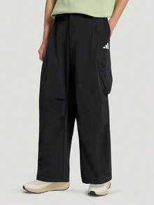 Adidas 男款 M 號工裝長褲 1 件 梭織長褲 LE1266 - 黑色 - 查看 1