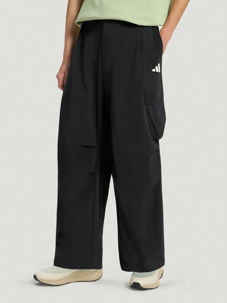 Adidas 男款 M 號工裝長褲 1 件 梭織長褲 LE1266 - 黑色 - 查看 1