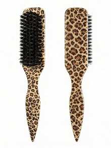 Sisir Penata Rambut Motif Leopard, Wanita, Sisir Halus untuk Menghaluskan Rambut, Menjinakkan Rambut Kusut dan Berantakan, Menciptakan Garis Rambut Sempurna, Cocok untuk Kuncir Kuda, Sanggul, dan Gaya Rambut Updo, Gagang Ujung Lancip Nyaman untuk Membagi Rambut, Perlengkapan Penting untuk Menata Rambut Saat Bepergian - A - View 8