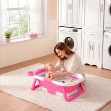 MODERN FOLDABLE BATH TUB WITH TEMPERATURE SENSOR NONI IS-02B - 粉色 - 查看 9