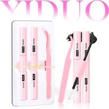 YIDUO 100Pcs D D Curl, Dense & Fluffy, 8-16mm Mixed Length, Eye-Catching Effect, Suitable For Various Makeup Looks. Glue, Tweezers Can Be Selected Based On Needs. High Cost-Performance, Suitable For Beginners, Applicable To Multiple Occasions - Multicolor - View 10