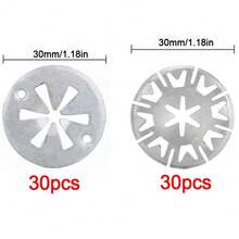 60Pack Heat Shield Clips Car Exhaust Metal Locking Star Washers Fixing Auto - UK-l398601 - View 4