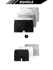 Calvin Klein [Bundle] 3 Packs Men's Boxers + Intense Power 3 Packs Boxers - Grey/ White/ Black+Black/Gray/White - View 1