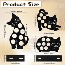 Black Acrylic Coffee Capsule Storage Rack, Multi-Functional Party Gift, Suitable For Birthday And Party, Used For Event Decoration And Gift, Party Gift Accessory, Durable Acrylic - Black - View 2