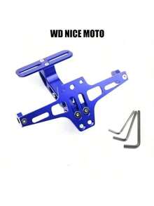 WD NICE MOTO Motorcycle License Plate Holder Mudguard CNC Aluminum Alloy Universal Motorcycle Rear Mudguard Mudguard Eliminator Kit Motorcycle License Plate Holder Motorcycle Accessories - A - View 5