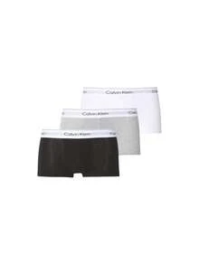 Calvin Klein [Paquete] 3 Paquetes Modernos de Calzoncillos para Hombre + 3 Paquetes Modernos de Calzoncillos para Hombre - Negro+Gris/ Blanco/ Negro - Ver 3