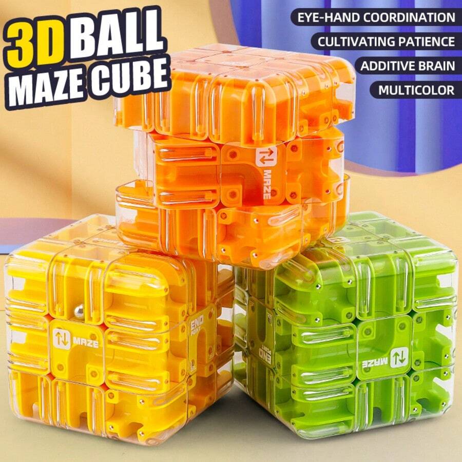 Children's Educational Maze Puzzle Toy, Develops Hands-On Ability, Parent-Child Interactive Game Toy - Multicolor - View 1