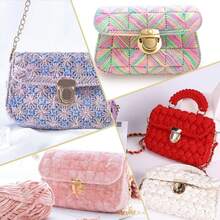 Bag Accessories Plastic Mesh Set Handmade White Crochet Bag DIY Handmade Bag Set - Set - View 9