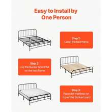 Twin Size Bunkie Board, 0.4 In Foldable Bed Board Slats With Connection, Wooden Mattress Support Twin Size Bed, Support Under Mattress Boards, Ready To Use, 8 Piece, Burlywood - Multicolor - View 6