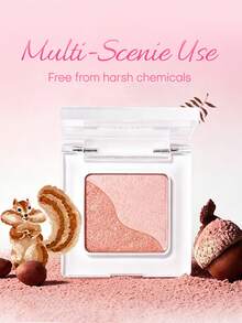 Romantic Beauty RMT Solid Color Shimmer Eyeshadow, Bedak Panggang, Kilap Tinggi & Berkilau, Mudah Diaplikasikan & Tahan Lama. Perlengkapan Pesta Y2K, Edisi Terbatas Liburan. Hadiah Ideal Untuk Ibu, Saudari & Pacar - A11 - View 4