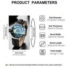 SOKI SOKI Montre pour hommes style business décontracté industriel, cadran rond à échelle mixte, montre à quartz avec affichage électronique et à aiguilles, convient pour le port quotidien, la rentrée scolaire, cadeau d'anniversaire, également un choix idéal pour les amis, sans boîte de montre incluse. - Noir - Voir 7