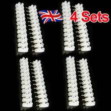 4X 6A 12 Way Block Plug In Terminal Strips Connector Blocks Male And Female 6amp - Star - View 1