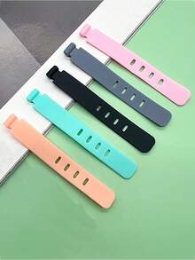 10pcs Multicolor Silicone 4-Hole Cable Organizers, Anti-Loss Earphone Cable Data Cable Charging Cable Storage, Creative Cable Management Clips - Multicolor - View 3