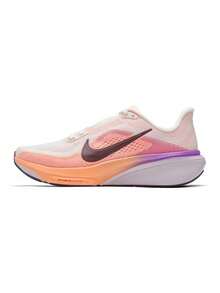 Nike Pegasus 42 Women's New Road Running Shoes - Pink White/Orange Purple - View 1